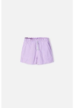 Short De Mic Con Cordón Morado Para Niña 12