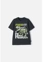Camiseta Mic Manga Corta Gris Grafito Para Niño 10 de MARCA MIC