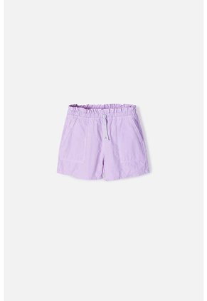 Short De Mic Con Cordón Morado Para Niña 4