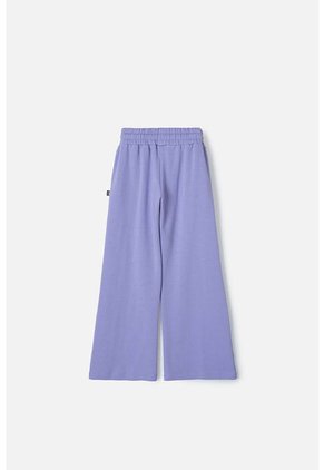 Jogger De Mic Bota Ancha Morado Para Niña 8