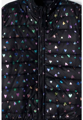 Chaqueta De Mic Con Cierre Negro Para Niña 4