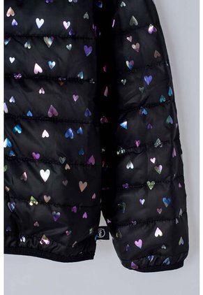 Chaqueta De Mic Con Cierre Negro Para Niña 4