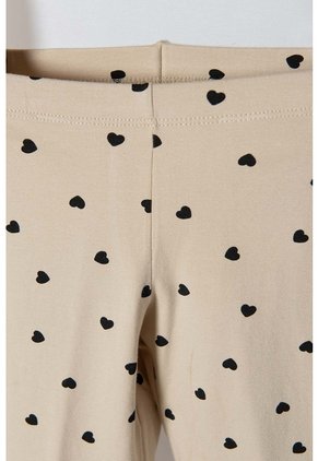 Pack X2 Leggins De Mic Caqui Y Negro Para Niña 8