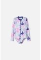 Vestido De Baño Mic Manga Larga Morado Para Niña 8 de MARCA MIC