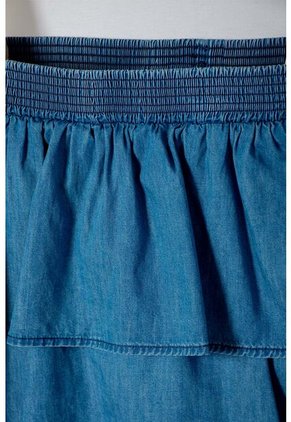 Falda De Mic Con Bolero Azul Para Niña 12
