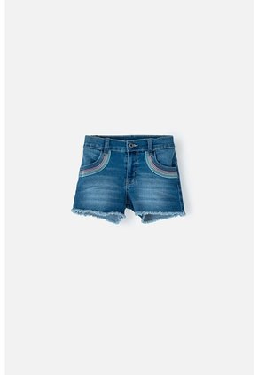 Short De Mic Indigo Medio Para Niña 8