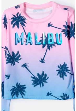 Vestido De Baño Mic Multicolor De Camiseta Manga Larga Para Niña 12