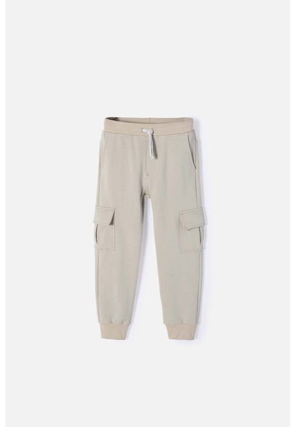 Jogger De Mic Con Cordón Verde Aceituna Para Niño 4