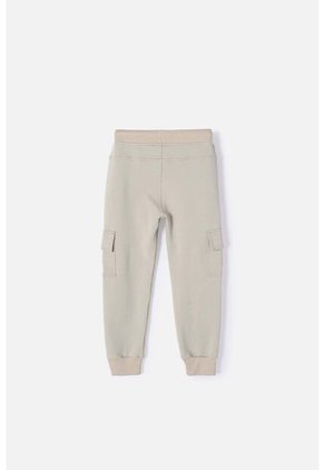 Jogger De Mic Con Cordón Verde Aceituna Para Niño 4