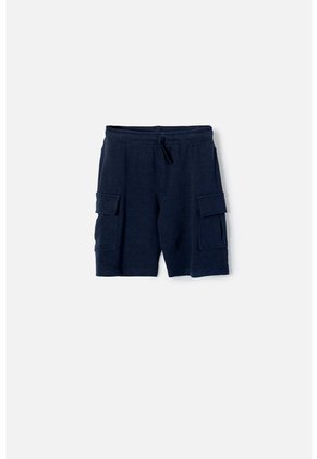Bermuda De Mic Con Cordón Azul Para Niño 12