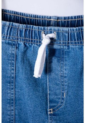 Short De Mic Con Cordón Azul Para Niña 14
