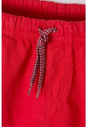 Bermuda Mic Con Cordón Ajustable Roja Para Niño 4