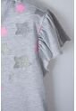 Camiseta De Mic Manga Corta Gris Para Niña 8 de MARCA MIC
