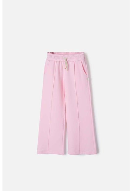 Jogger De Mic Con Cordón Rosado Para Niña 4