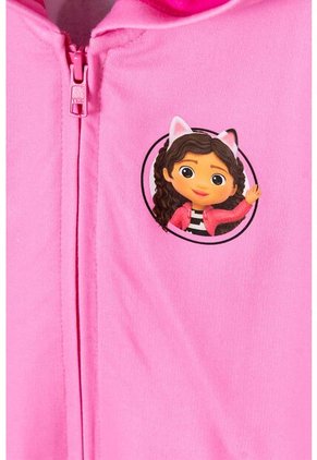 Buzo De Gabby's Dollhouse Abierto Rosado Para Niña 2T A 5T 3T