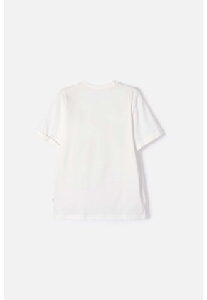 Camiseta De Capybara Marfil Estampada En Frente Para Niña 12
