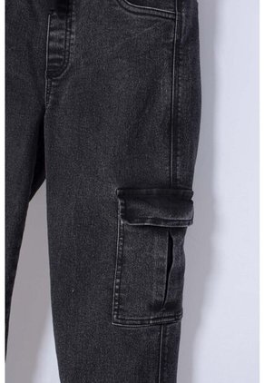 Jogger De Mic Con Bolsillos Negro Para Niño 6