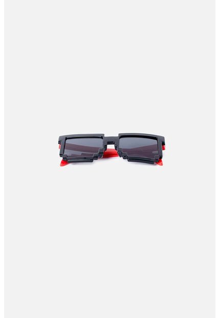 Gafas De Sol De Mic Negro Y Rojo Para Niño U