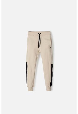 Jogger Mic Con Cintura Ajustable Caqui Y Negro Para Niño 10 MARCA MIC