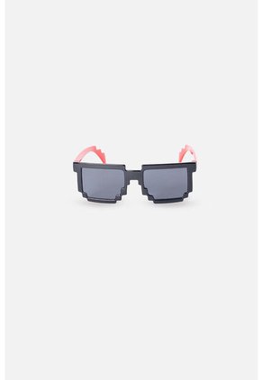 Gafas De Sol De Mic Negro Y Rojo Para Niño U