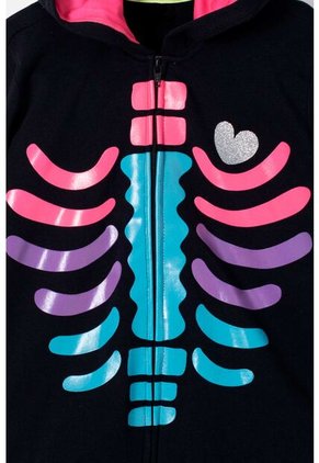 Buzo De Mic Catrina Con Capucha Negro Para Niña 6