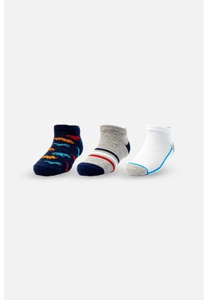 Medias X3 De Mic Multicolor Para Niño 8-10