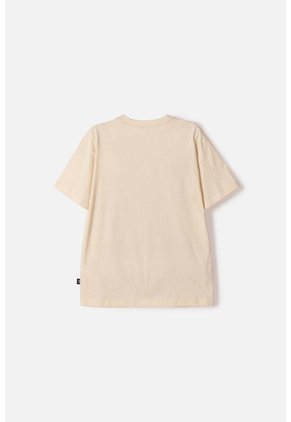 Camiseta De Mic Manga Corta Almendra Para Niño 8