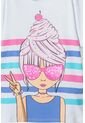 Camiseta Mic Blanca Manga Corta Para Niña 10 de MARCA MIC
