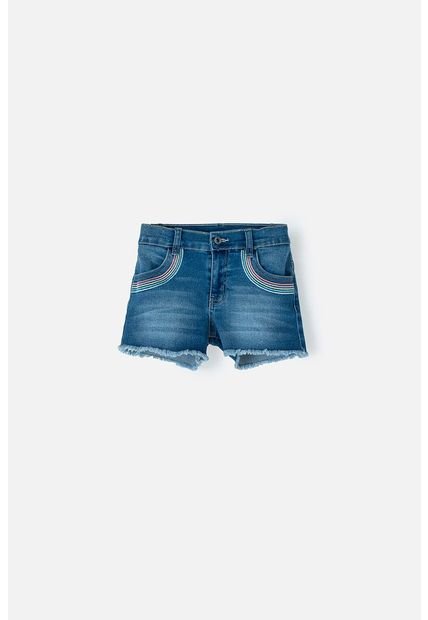 Short De Mic Indigo Medio Para Niña 8