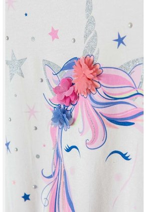 Vestido De Mic  Manga Corta Rosado Para Niña 8