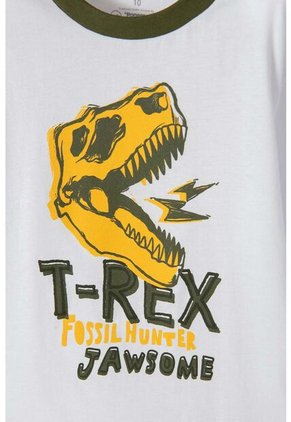 Pijama De Mic Con Pantalón Largo Blanco Para Niño 6