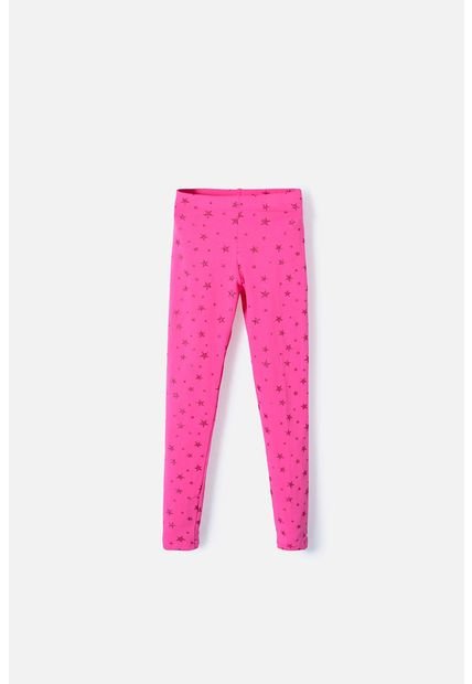 Leggins De Mic Con Estrellas Fucsia Para Niña 12