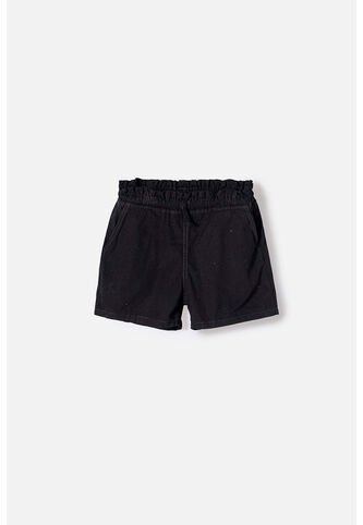 Short De Mic Con Cordón Negro Para Niña 4 MARCA MIC