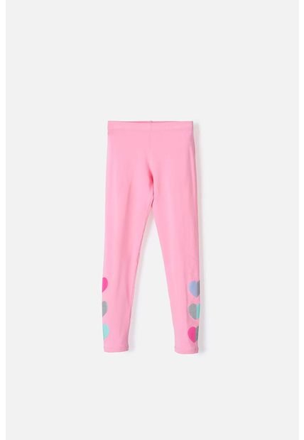 Leggins De Mic Con Estampado Rosado Para Niña 10