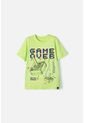 Camiseta Mic Verde Limón Manga Corta Para Niño 8 de MARCA MIC