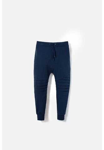 Jogger Mic Ajustable En Cintura Azul Oscuro Para Niño 6 MARCA MIC