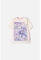 Camiseta De K- Pop Demon Hunters Manga Corta Marfil Para Niña de MARCA MIC