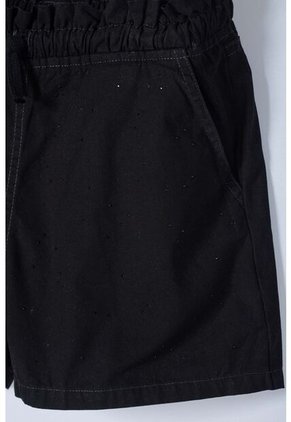 Short De Mic Con Cordón Negro Para Niña 8