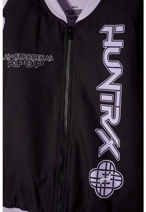 Chaqueta De K- Pop Demon Hunters Con Cierre Negro Para Niña