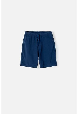 Bermuda De Mic  Con Bolsillos Azul Para Niño 6 MARCA MIC