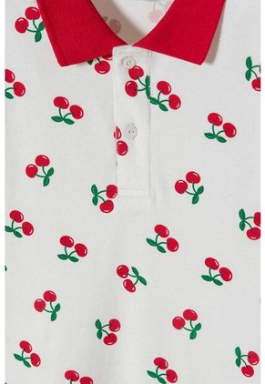 Vestido De Mic Manga Corta Marfil Para Niña 6