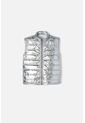 Chaleco Mic Color Plata Con Cierre Frontal Para Niña 8 de MARCA MIC