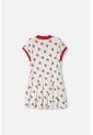 Vestido De Mic Manga Corta Marfil Para Niña 8 de MARCA MIC