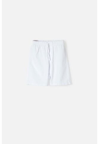 Bermuda De Mic Con Cordón Blanca Para Niño 10 MARCA MIC
