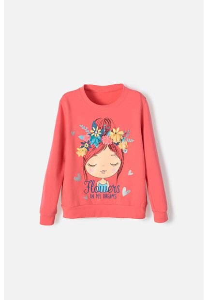 Buzo Mic Estampado Rosado Para Niña 6