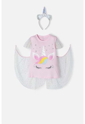 Camiseta Mic Multicolor Manga Corta Para Niña 8