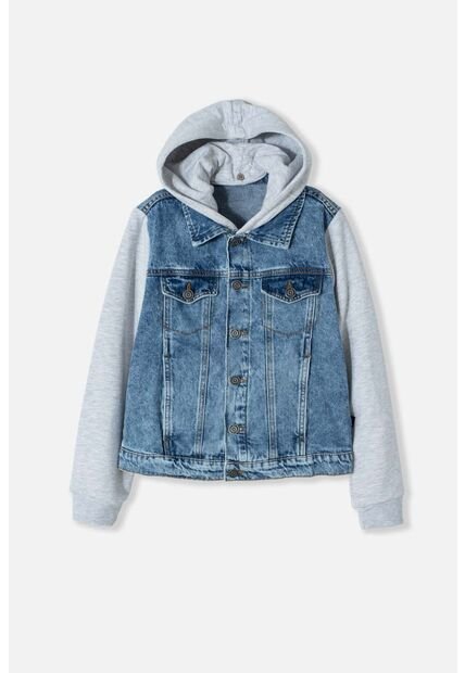 Chaqueta De Mic Con Capucha Tono Medio Para Niño 4