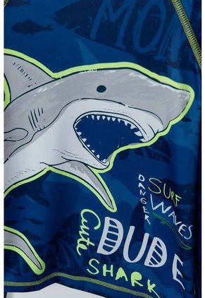 Camiseta De Baño Mic Manga Larga Azul Para Niño 6