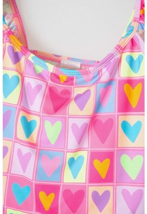 Vestido De Baño Mic Dos Piezas Multicolor Para Niña 8