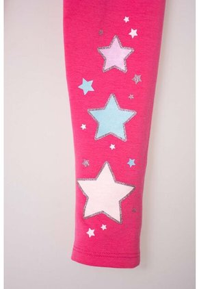 Leggins De Mic Estampado Rosado Para Niña 4